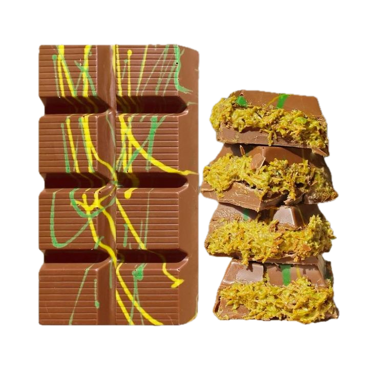 Blissco Dubai Pistachio Kunafa Bar – 80g